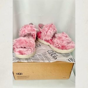 UGG NWT Pink Fluff Sugar Sandal (Responsible Materials)